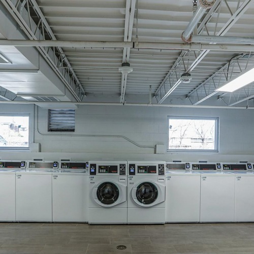 Laundry has never been easier a room with laundry machines